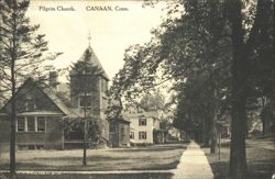 Pilgrim Church, Canaan, Connecticut Postcard