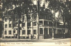 The Allen House, Robert Taylor, Proprietor Postcard