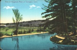 Naugatuck River View Postcard
