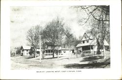 Main St. Looking West, East Canaan, CT Postcard