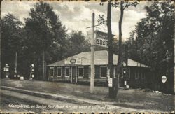 Adams Grove Lunches, Edward Sozo, Boston Post Road, CT Postcard