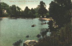 Bathing at Lanfare's Cove Postcard