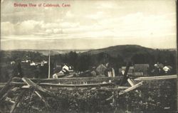 Birdseye View of Colebrook, CT Postcard