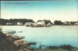 The Harbor at Branford, Conn. Postcard