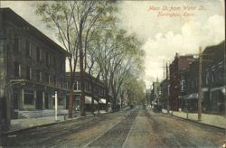 Main St. from Water St., Torrington Postcard