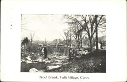 Trout Brook, Falls Village, Conn. Postcard