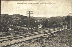 Housatonic Valley, Amesville, Falls Village, Conn. Postcard