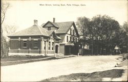 Main Street, looking East, Falls Village Postcard