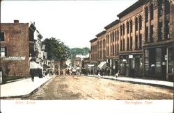 Water Street, Torrington, CT Postcard