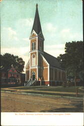 St. Paul's German Lutheran Church, Torrington Postcard