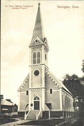St. Paul's German Evangelical Lutheran Church Postcard