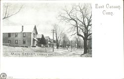 Main Street, Looking East Postcard
