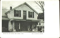 Store and Post Office, Stratton Bros, East Canaan, CT Postcard