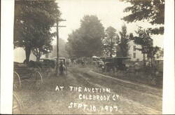 Auction Colebrook CT September 10 1907 Postcard