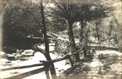 Sandy Brook Bridge, Colebrook, CT Postcard