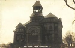 Hunt Library, Falls Village, CT Postcard