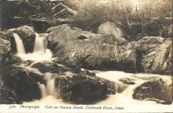 Falls on Slocum Brook, Colebrook River Postcard