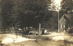 Newfield School Gathering, Winchester, CT Postcard
