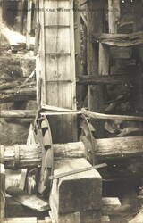 Old Water Wheel, Burrville, CT Postcard