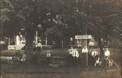 Owleout Farm Group Portrait, Winchester Center, CT Postcard