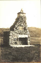 Chimney from First Home Built in Winchester Postcard