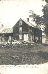 Joel Beach house, Blue St., Winchester, CT Postcard
