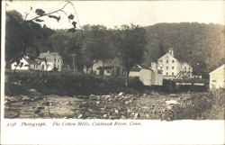 Cotton Mills on Colebrook River Postcard