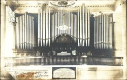 First Congregational Church Organ, Norfolk, CT Postcard