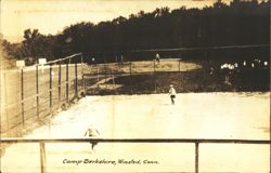 Camp Berkshire Baseball Field, Winsted, CT Postcard
