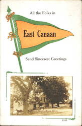 East Canaan CT - Stratton Bros. Store, Sincerest Greetings Postcard