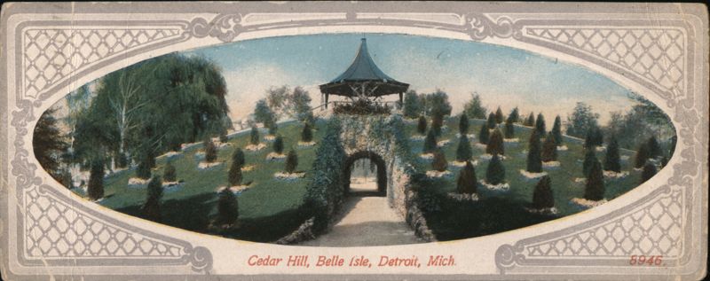 Cedar Hill, Belle Isle, Detroit, Mich. Gazebo Michigan