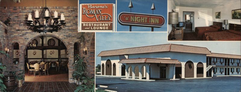Barone's Roman Villa Restaurant & 'a' Night Inn, Sandusky OH Ohio