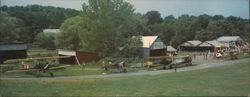 Old Rhinebeck Aerodrome Biplanes & Airshow, Rhinebeck NY Large Format Postcard