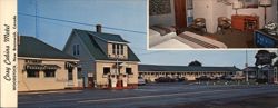 Cosy Cabins Motel & Restaurant, Woodstock, NB, Canada Large Format Postcard