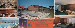 Howard Johnson's Motor Lodge, Titusville, FL, Gateway to Moon Large Format Postcard