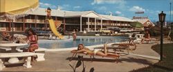 Ramada Inn Valdosta, GA - Pool, Coachman's Restaurant Large Format Postcard