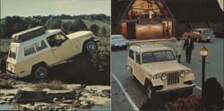 Jeepster Commando 4-Wheel Drive Station Wagon Off-Road & Restaurant Large Format Postcard