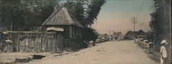 Street Scene in Manila - Native Quarters Original Photograph