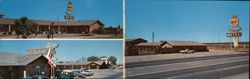 Sands Motel, Western Motels, Pool, Restaurant, Fort Stockton Large Format Postcard