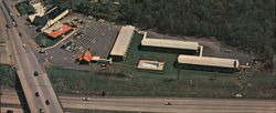 Howard Johnson's Motor Lodge & Restaurant, Aerial, Spring Valley, NY Large Format Postcard