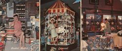 The Purple Lantern: Bushel Basket, Toy Carousel, Bavarian Buffet Large Format Postcard
