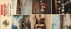 Holiday Inn Meridian Northeast Pool Restaurant Rooms Large Format Postcard