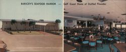 BARICEV'S SEAFOOD HARBOR & LOUNGE, Stuffed Flounder Large Format Postcard