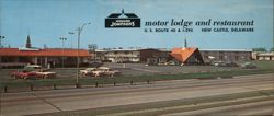 Howard Johnson's Motor Lodge & Restaurant, New Castle, DE Large Format Postcard