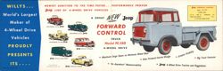 Jeep Forward Control Truck FC-150, Willys 4-Wheel Drive Large Format Postcard