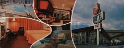 Hyatt Royal Inn Motel, Pool, Rooms, Lounge, Salt Lake City, UT Large Format Postcard