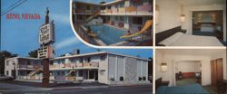 Star Dust Lodge, Pool, & Rooms - Reno, Nevada Large Format Postcard