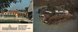Osage Houser Resort, Lake of the Ozarks, Osage Beach, MO Large Format Postcard