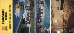 King's House Motel Best Western, Pool & Rooms Large Format Postcard