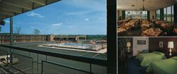 Hanover House Motor Lodge, Restaurant, Pool, Ashland, VA Large Format Postcard